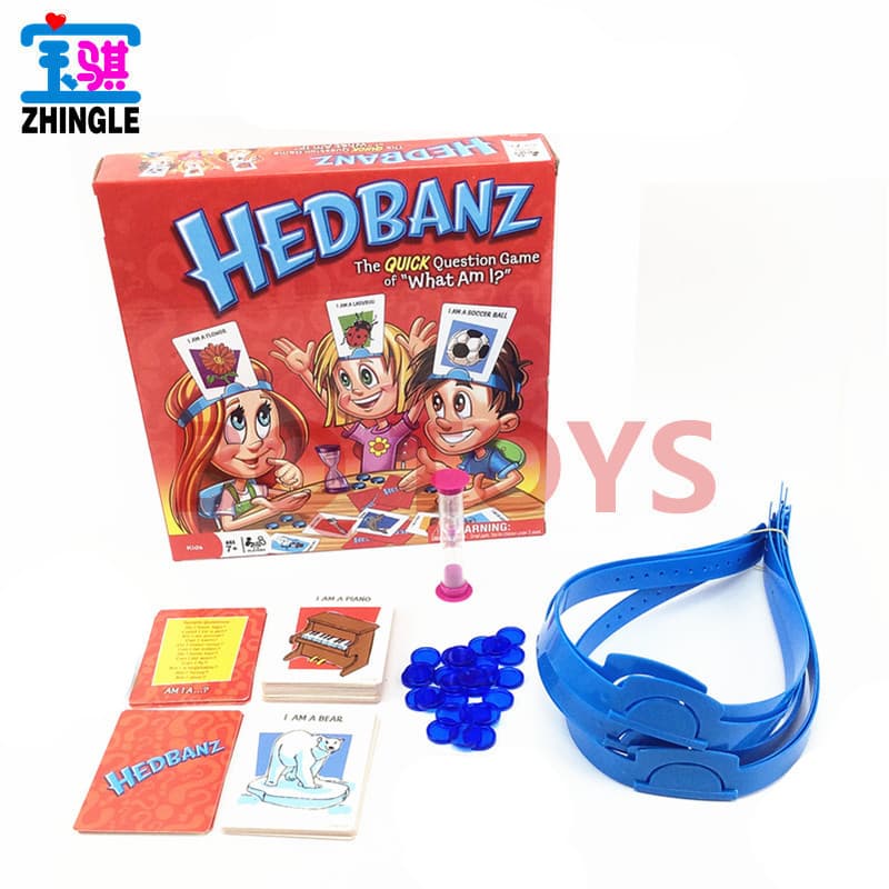 English board game card guess who I am a game what am i headband guess game 2-6 people 1