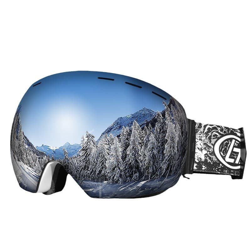 Ski double-layer travel glasses anti-fog outside climbing, windproof polarising equipment 5