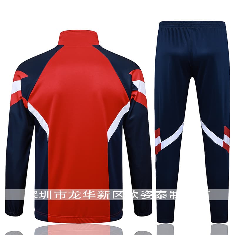 2026 Spanish zipper football training jacket set zipper football Jacket set 2