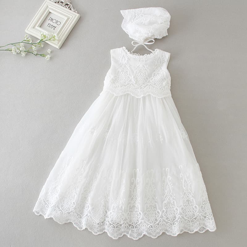 (Cross-border trading), children's long wedding dress girl's, baby hygiene product, Amazon 3