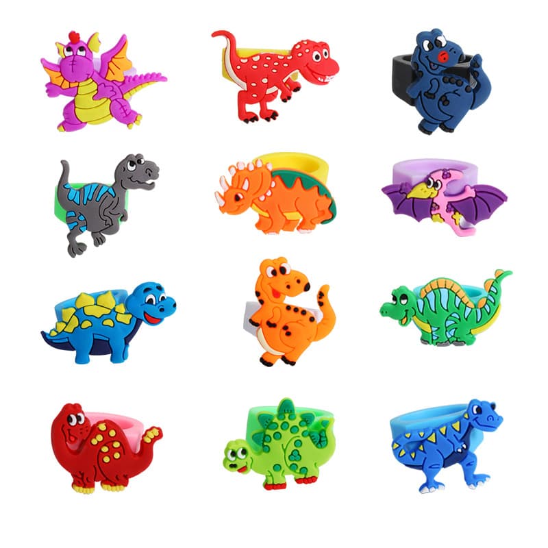 Dinosaur, children's cartoon ring, city style, Birthday gift