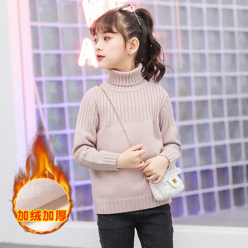 Children's demi-season base body-friendly warm knitted sweater, western style, children's clothing 1