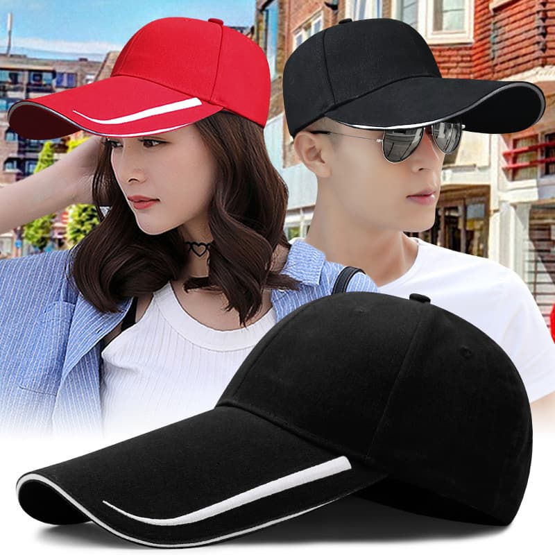 Summer long baseball cap, travel sun hat for adults, sun protection, plus size 1