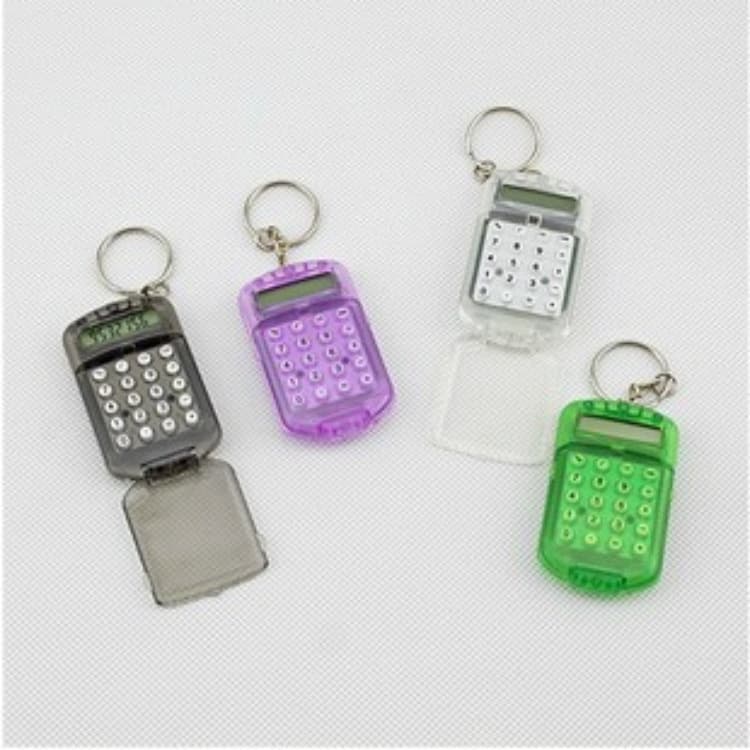 Transparent small cartoon creative handheld keychain 3