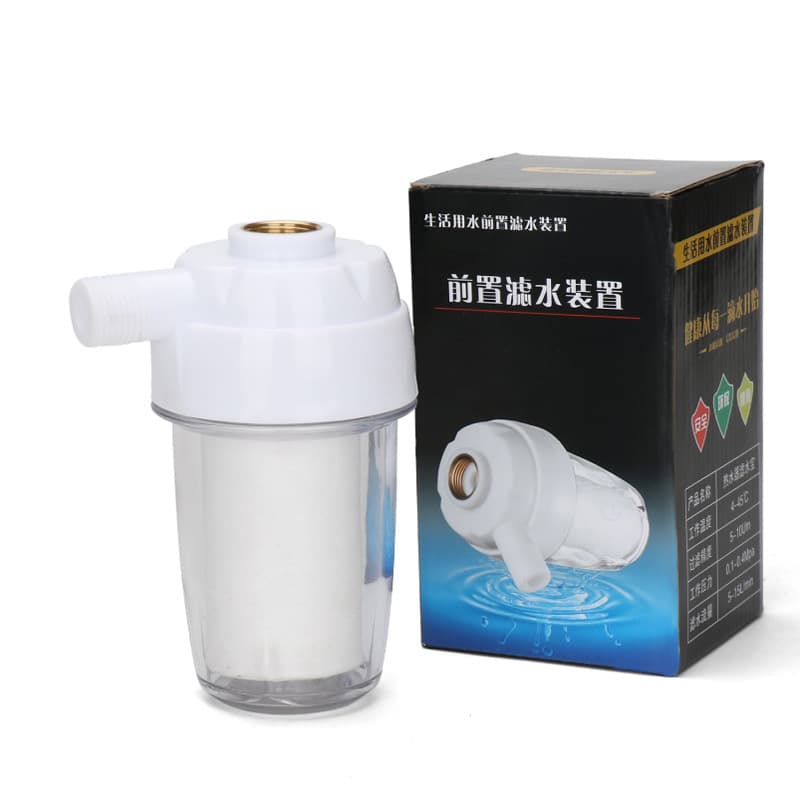 Water heater front filter tap water kitchen water purifier home use scale bath treasure shower filter 2