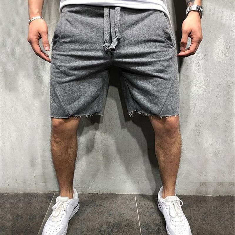 Men's summer sports fashionable shorts for gym, breathable trousers, European style, for running 1