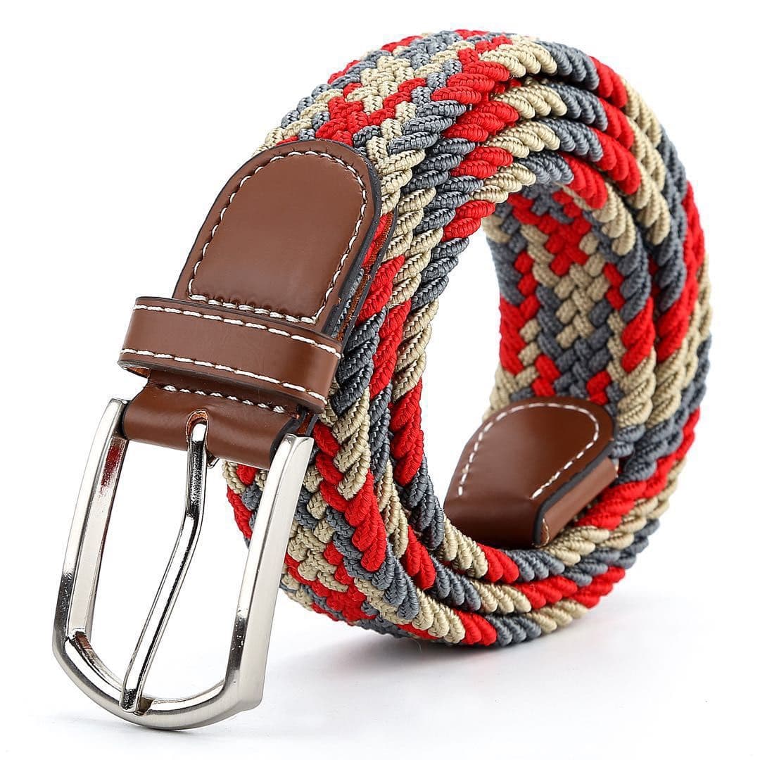 Elastic woven casual women's belt, universal cloth buckle, elastic waist, Korean style 2