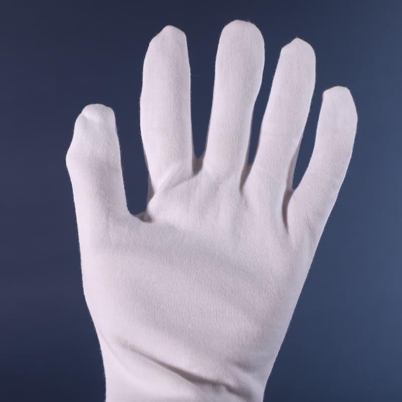 (Wholesale), white cotton gloves walnut 3