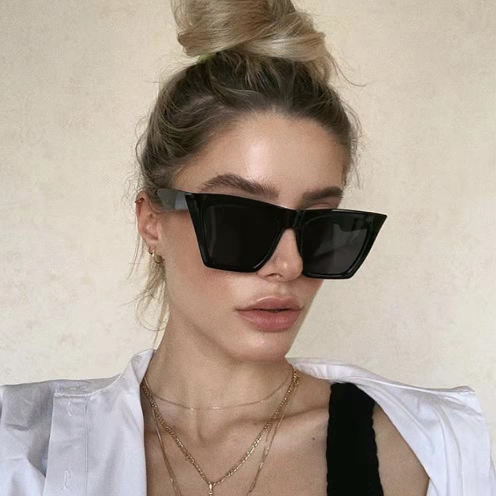 (Cross-border trading), square glasses, fashionable retro sunglasses, European style 2