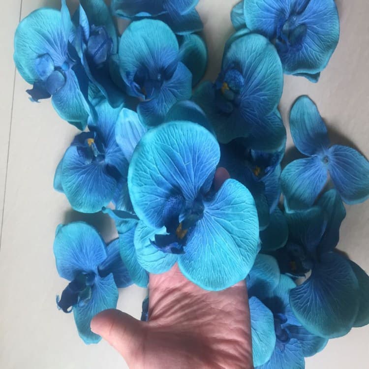 Artificial flowers for home use, small artificial plants, orchid 3