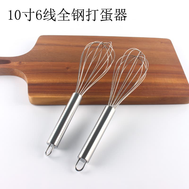 Kitchen tool Egg stirler Handheld household tactor manual full stainless steel egg egg cream 1