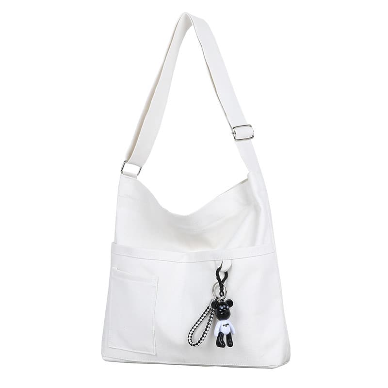 Shopping bag, capacious cloth bag, one-shoulder bag, Korean style 5