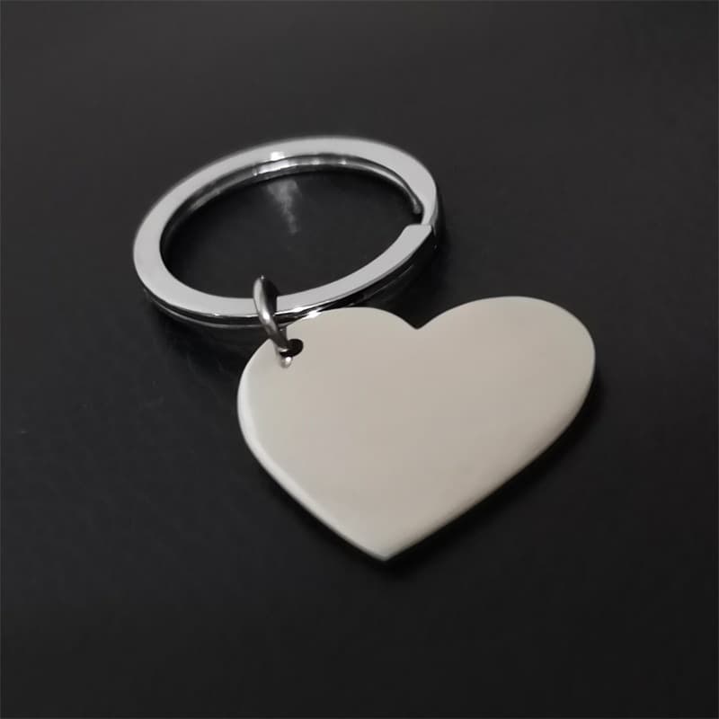 (Cross-border trading), keychain stainless steel, accessory with letters, accessories, DIY, simple and elegant design 4