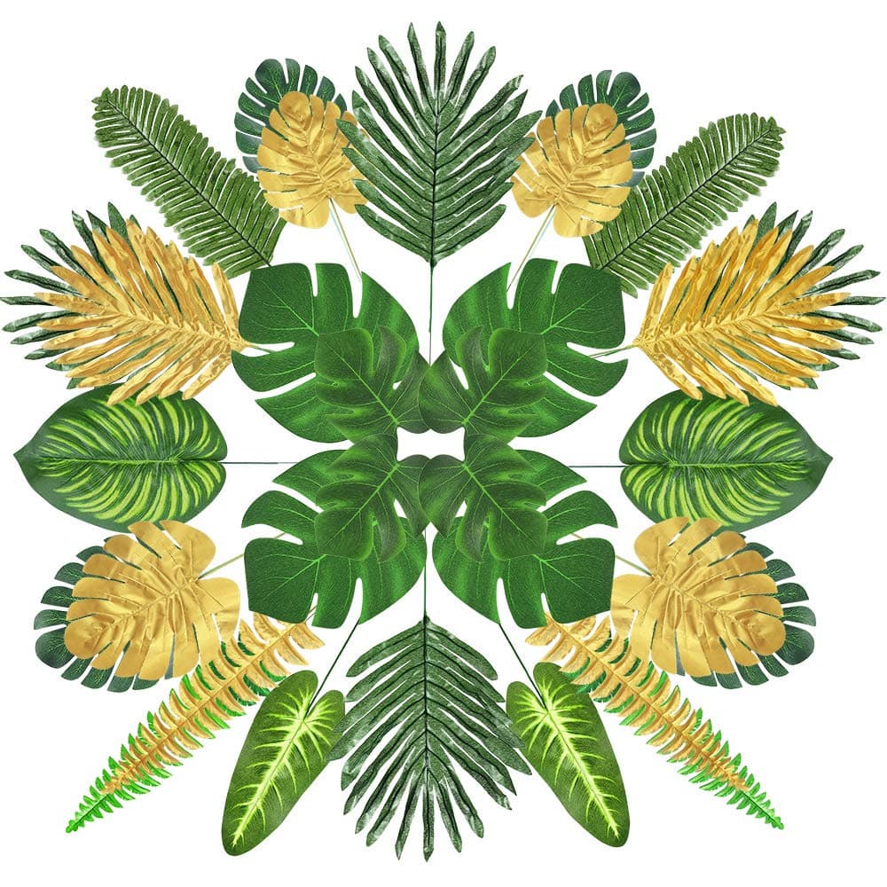 Realistic artificial leaves, artificial plants for party, home decor 3