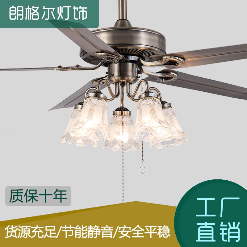 Country retro air fan for bedroom, American style 2