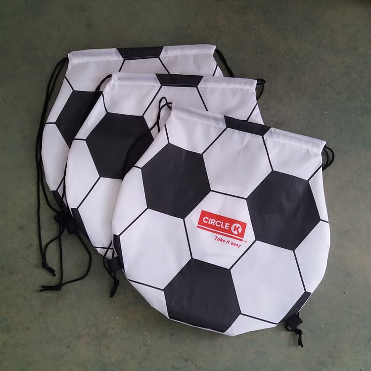 Football children's backpack, bag, boots, (Physicals), drawstring, polyester 3