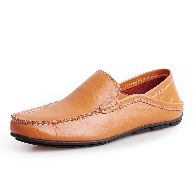 (Cross-border trading), leather casual shoes English style, casual footwear, Amazon, plus size, non-slip sole 4