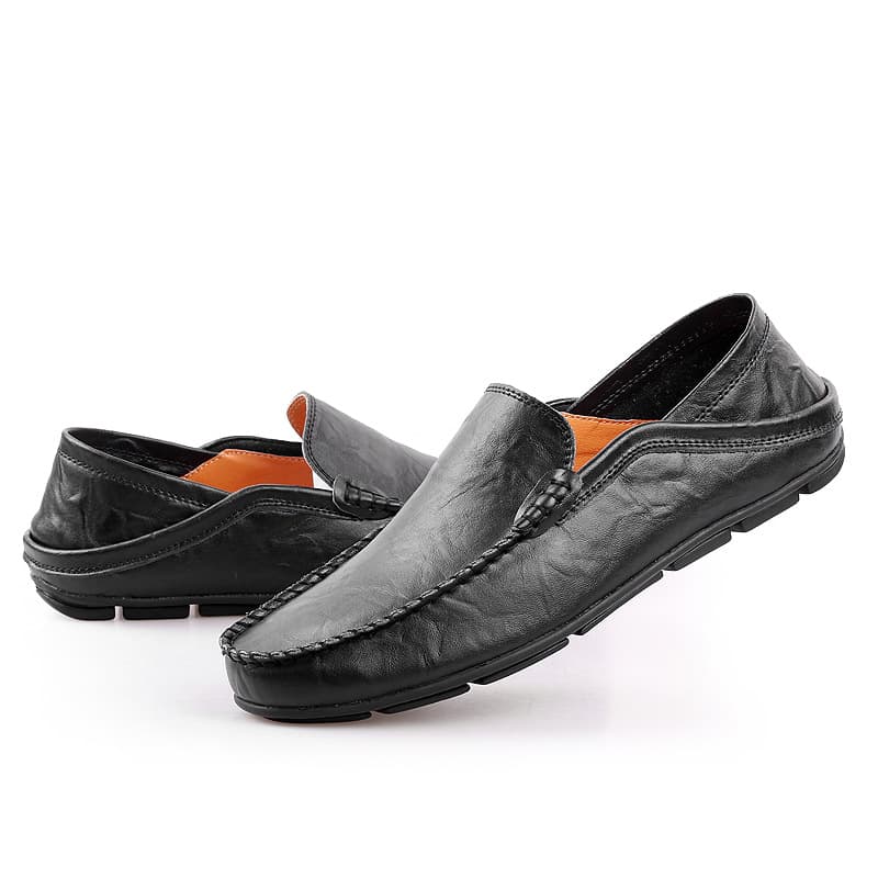(Cross-border trading), leather casual shoes English style, casual footwear, Amazon, plus size, non-slip sole 5