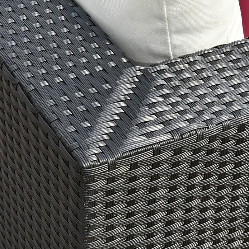 Outdoor courtyard rattan sofa coffee table combination casual garden villa villa rattan furniture selection project single sofa chair 3
