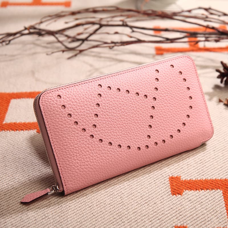 Wallet, leather classic universal small clutch bag for men and women, genuine leather, cowhide 5