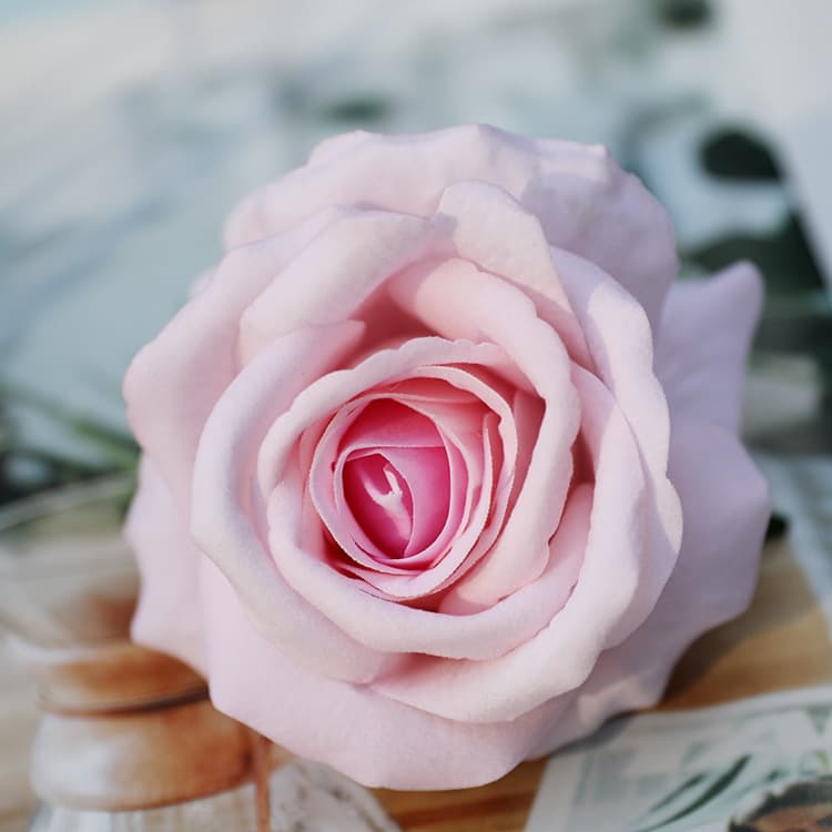 Foreign trade velvet rose silk flower wedding wedding bouquets of bouquets, artificial flowers, roses, multi -color wholesale 9