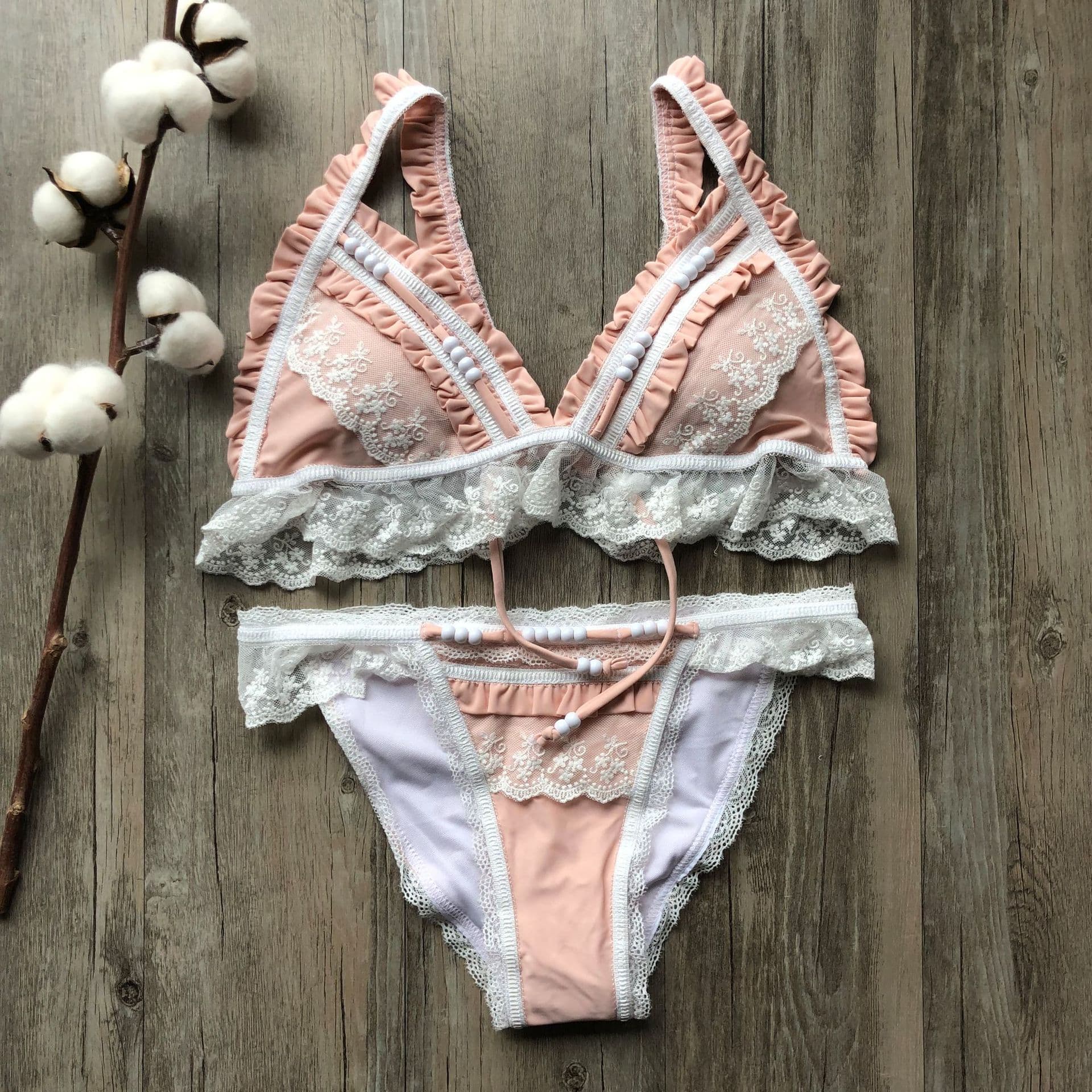 Solid color sexy swimwear, 2021 collection, European style 4