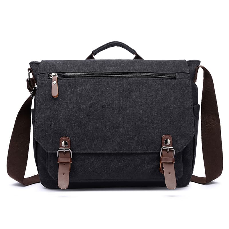 Mugu's new public document bag hand -cross -men canvas business wind public document business briefcase wholesale 2