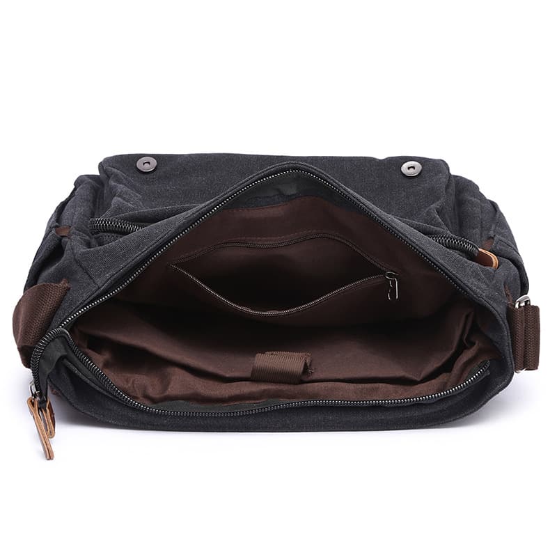 Mugu's new public document bag hand -cross -men canvas business wind public document business briefcase wholesale 5