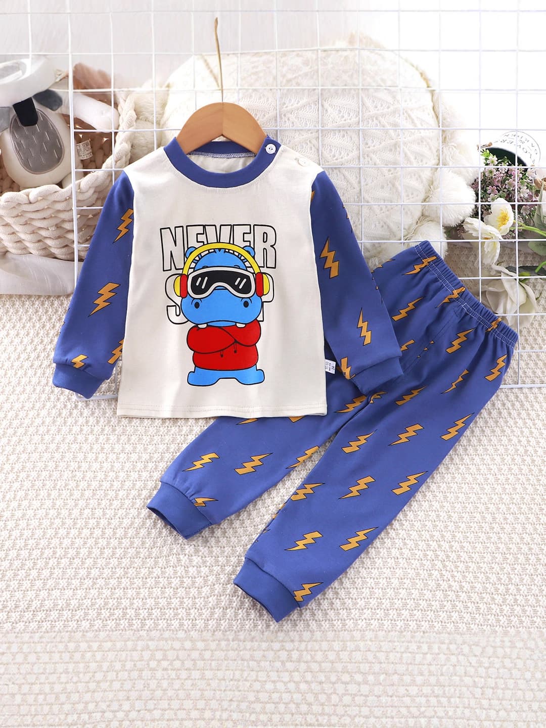 (Wholesale), cotton children's set, autumn pijama for boys girl's, thermal underwear, children's clothing 5