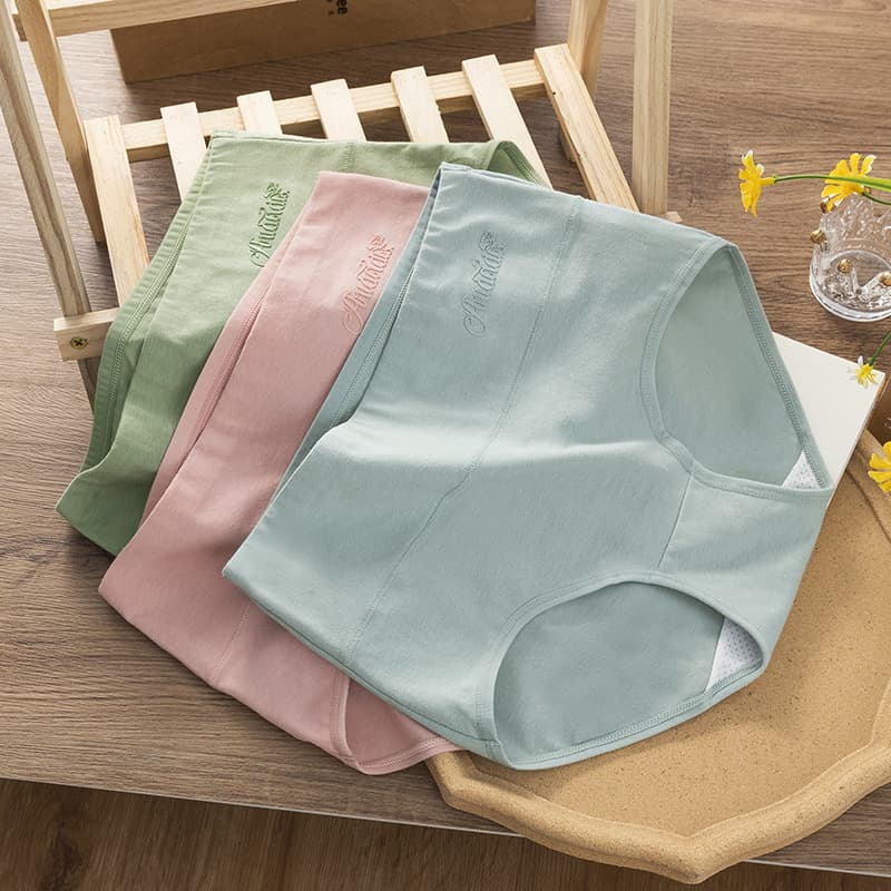Cotton underwear, trousers, antibacterial pants, high waist 2