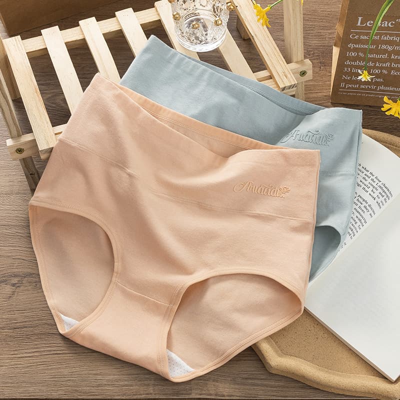Cotton underwear, trousers, antibacterial pants, high waist 3