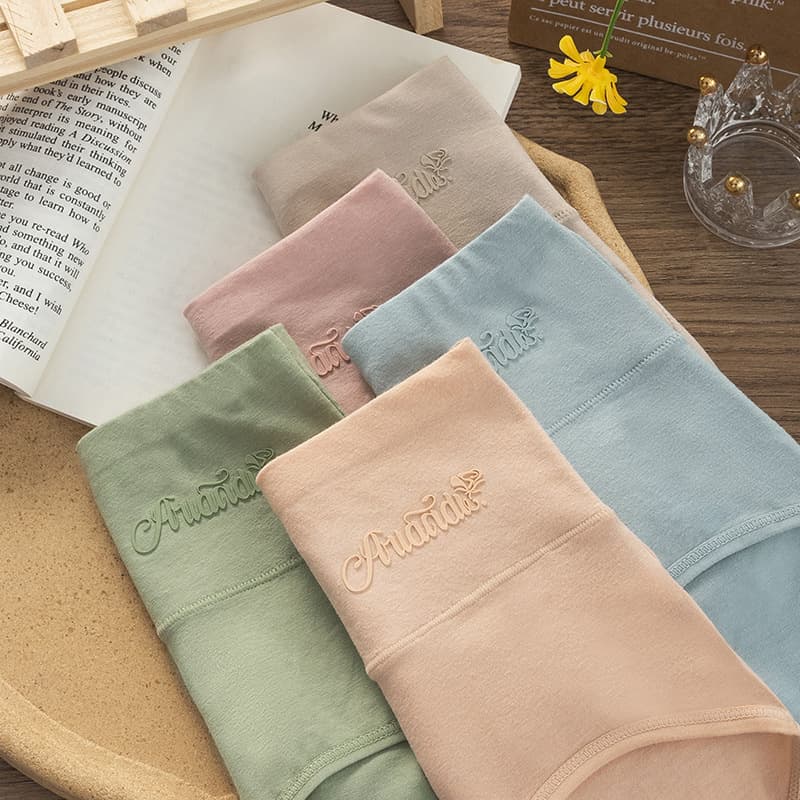 Cotton underwear, trousers, antibacterial pants, high waist 4