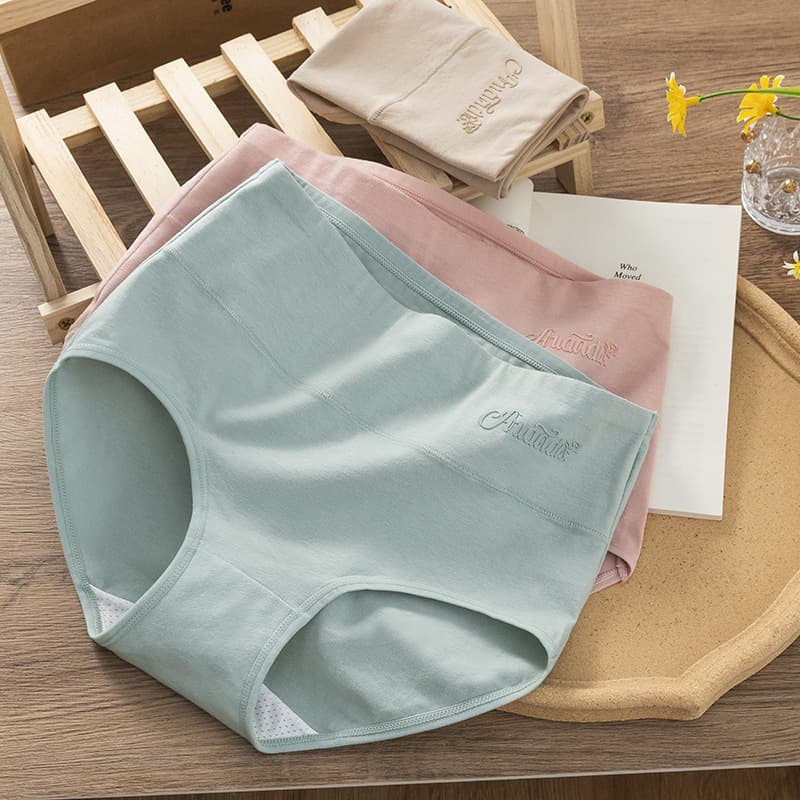 Cotton underwear, trousers, antibacterial pants, high waist 1