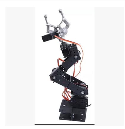 Rotating mechanical mobile phone, smart electric robot with accessories, 6 degrees of freedom 2