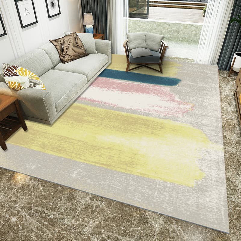 Modern carpet for living room for bed for home use, simple and elegant design, internet celebrity 3