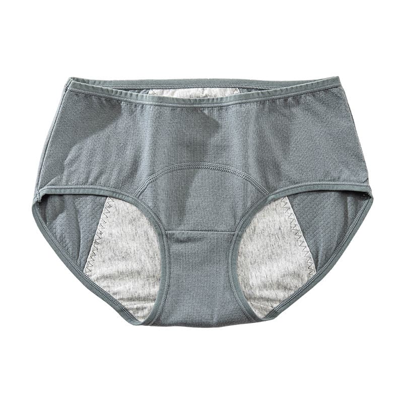 Physiological cotton trousers, hermetic underwear, mid rise, plus size 5