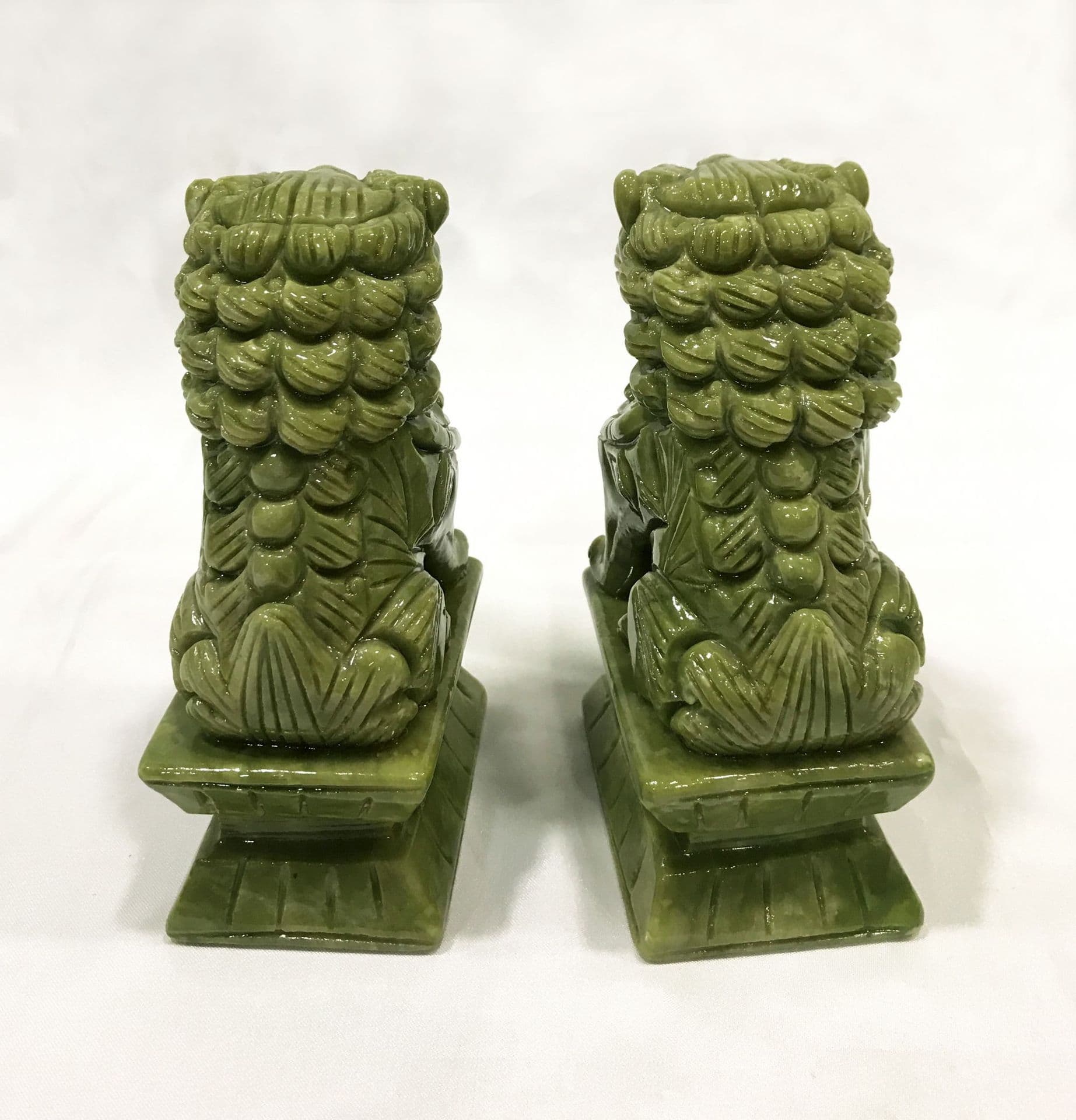 The new green jade, jade, lion decoration craftsmanship home antique office ornamental house ornament 3