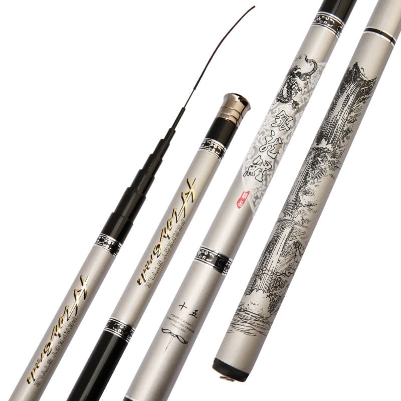 Carbon Stream Fishing Rod 2.7-7.2m Telescopic Hand Rod 4