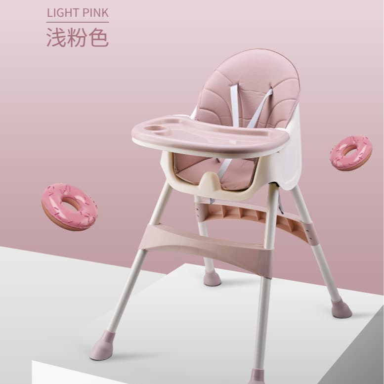 Foldable handheld highchair for food, portable children's universal chair for home use 2
