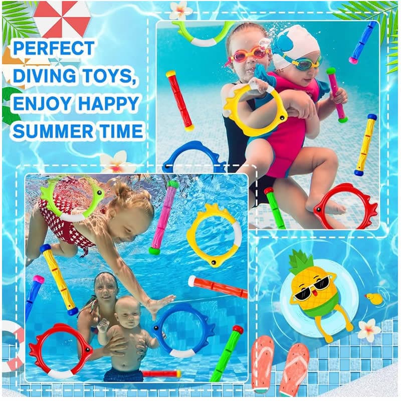 (Cross-border trading), summer children's swimming pool play in water for training, toy, constructor, set, Amazon, diving 3