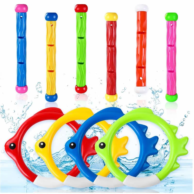 (Cross-border trading), summer children's swimming pool play in water for training, toy, constructor, set, Amazon, diving 5