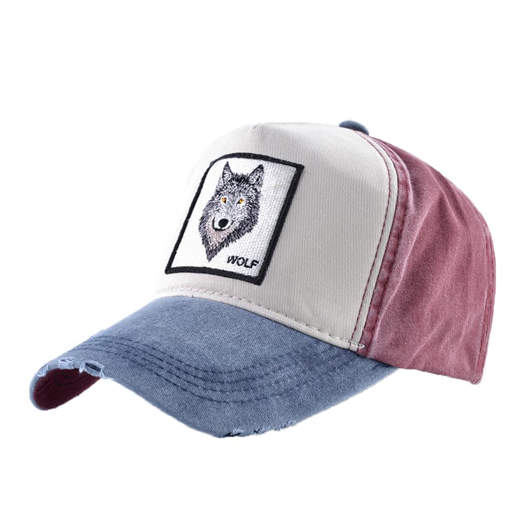 Retro baseball cap, women's truck, sports hair mesh, hat, European style, with embroidery 5