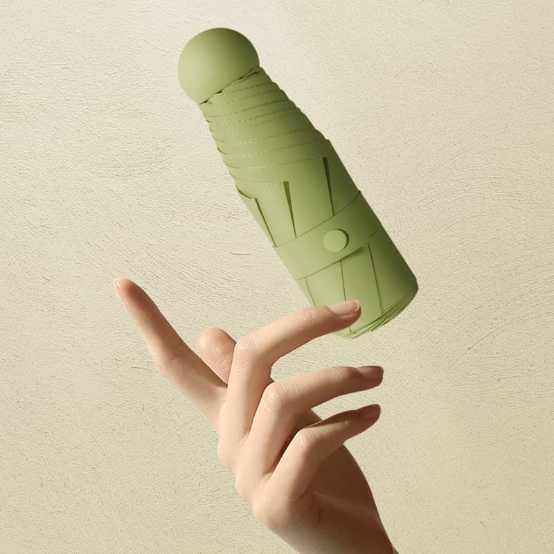 Ultra light capsule, small umbrella solar-powered, sun protection 2