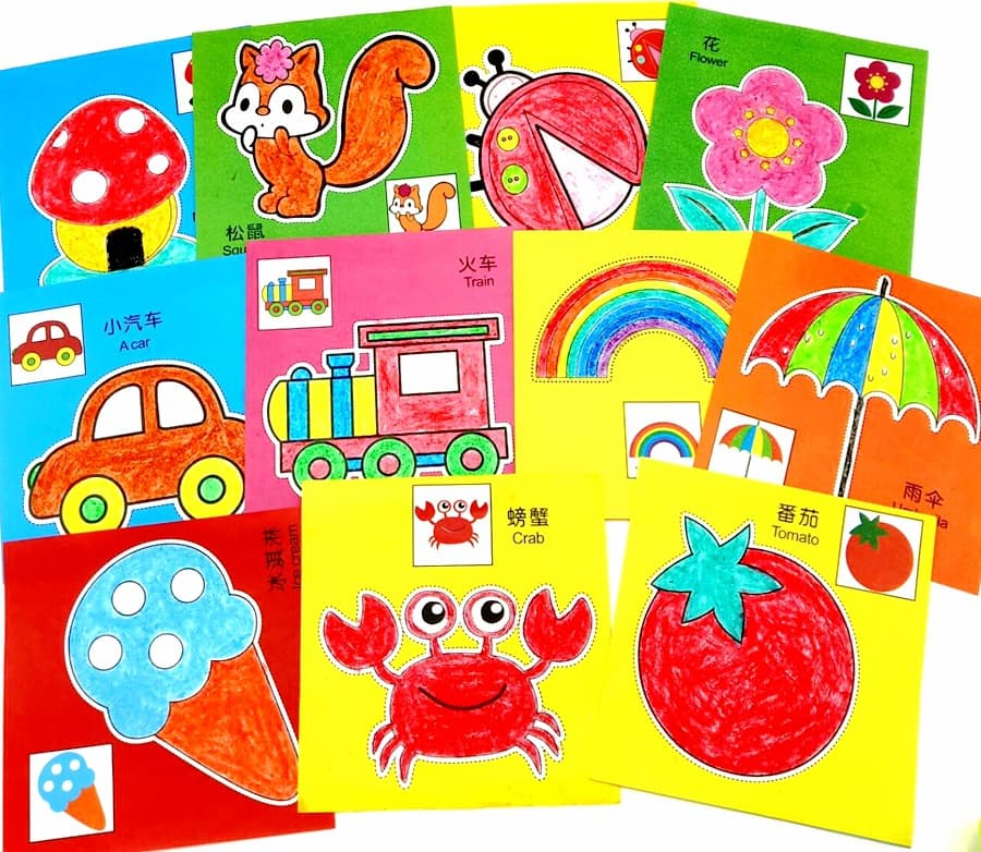 Origami for early age, toy for kindergarten, DIY, early education, 2345 years 3