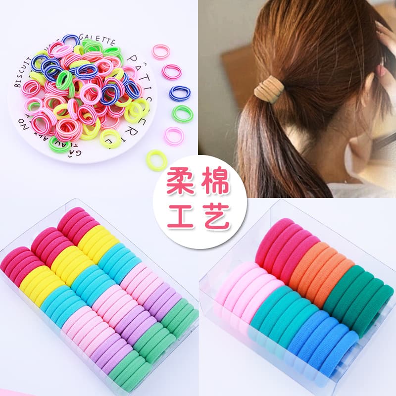 Children's cute hair accessory, elastic hair rope 2