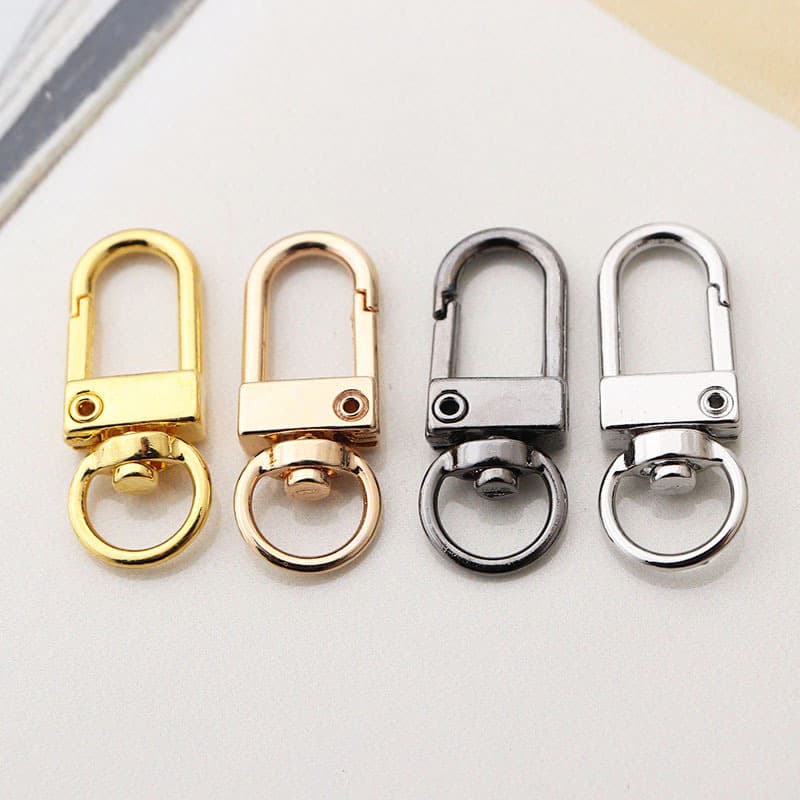 Door buckle keychain luggage hardware accessories rotary dog ​​buckle zinc alloy jewelry hanging buckle hook buckle shrimp buckle manufacturer wholesale 2