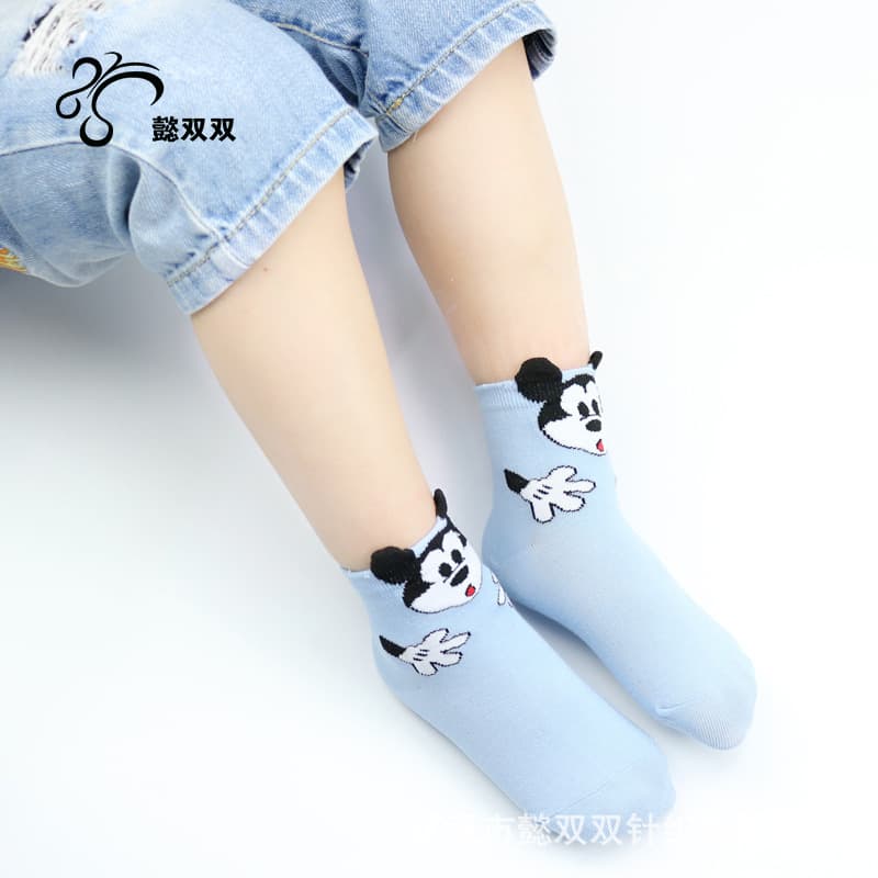 (Wholesale), children's summer cartoon three dimensional socks for men and women girl's, combed cotton, for teenagers 3