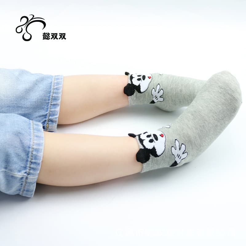 (Wholesale), children's summer cartoon three dimensional socks for men and women girl's, combed cotton, for teenagers 4