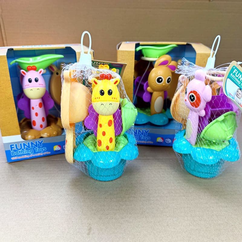 B.Duck, toy for bath, swimming pool play in water for boys and girls, anti-stress, makes sounds 2