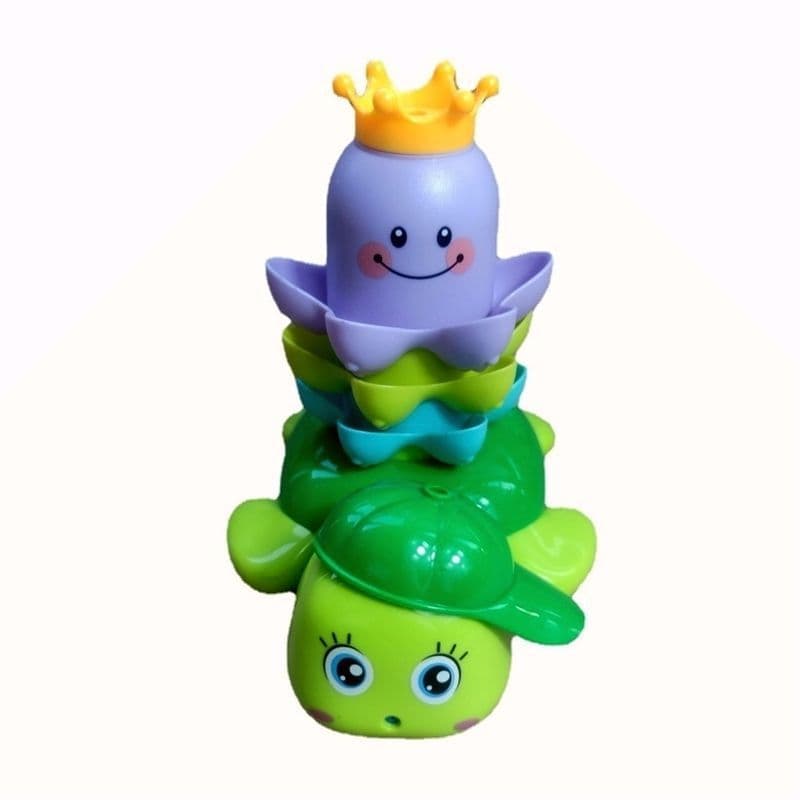 B.Duck, toy for bath, swimming pool play in water for boys and girls, anti-stress, makes sounds 5